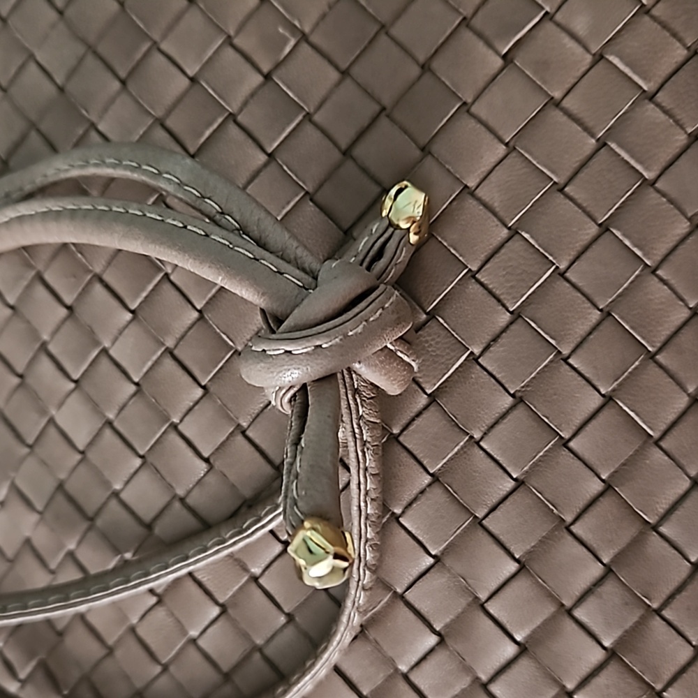 Vinatge Cosci Woven Leather Shoulder Bag, Handmade in Italy - Picture 4 of 10